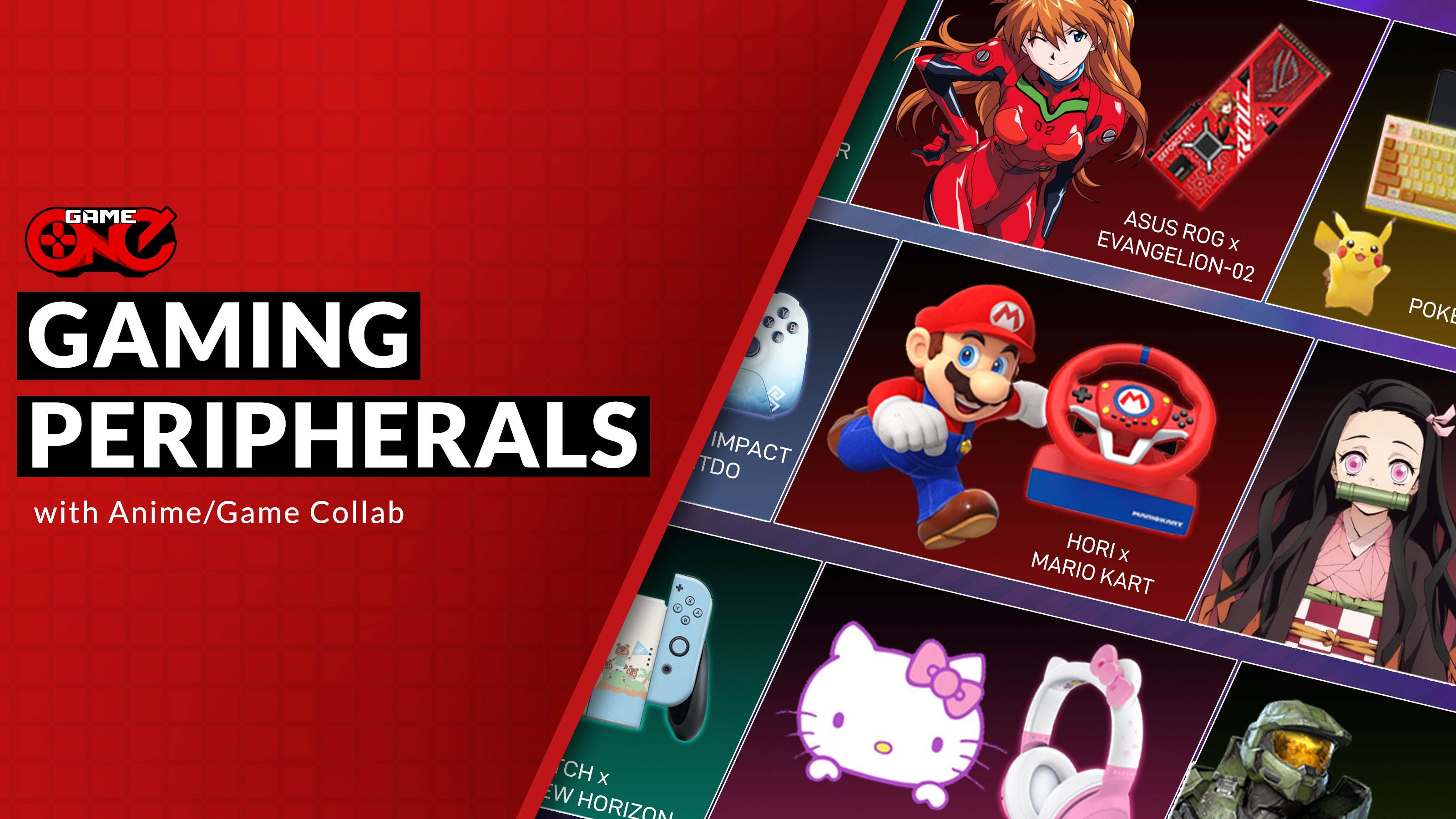 Gaming Peripheals with Anime and Game Collabs