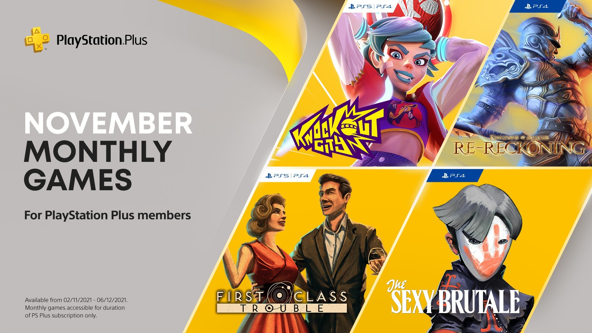 Action-packed PS Plus November 2021 lineup!