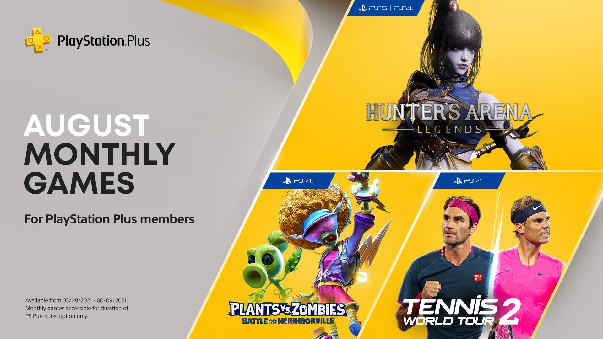 Hit or be hit in PlayStation Plus August line up!