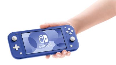 Nintendo announces a blue Nintendo Switch Lite. 